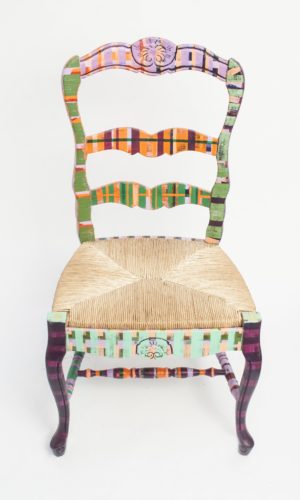 Michele Sherlock | Colorful Lines #17 Chair